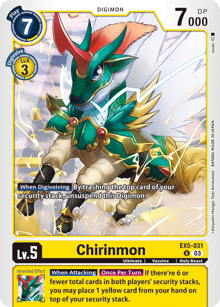 EX5-031, U, Chirinmon