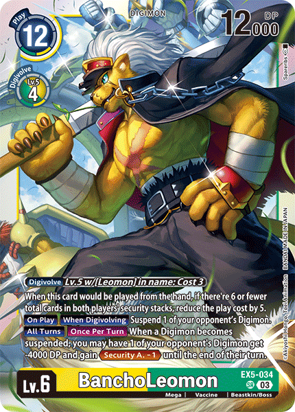 EX05-034, SR, BanchoLeomon
