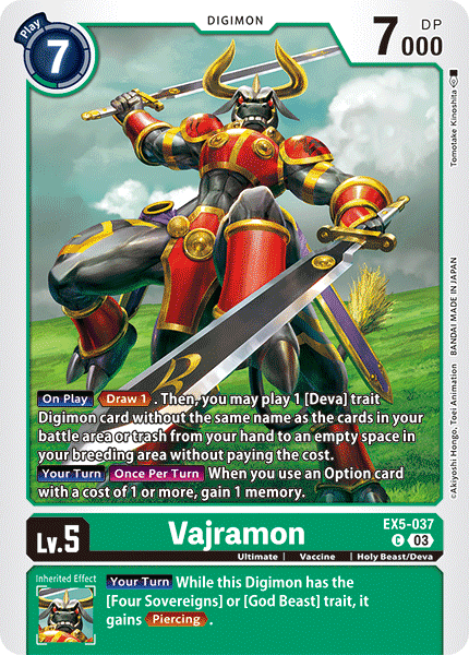 EX05-037, C, Vajramon