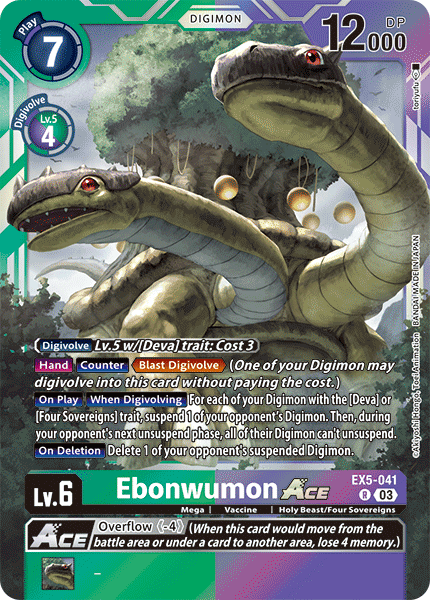 EX5-041, R, Ebonwumon Ace