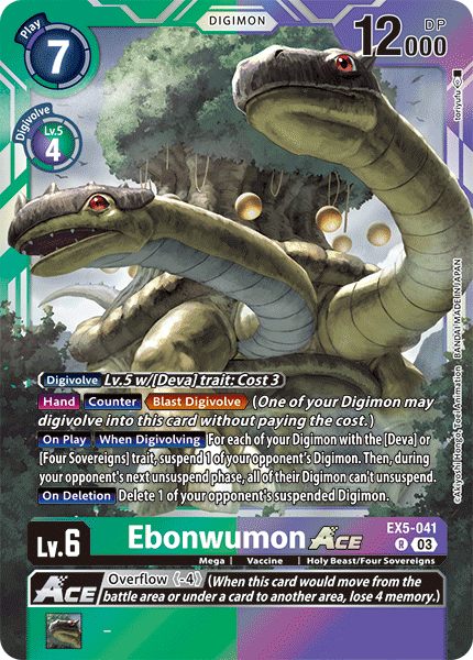 EX05-041, R, Ebonwumon Ace