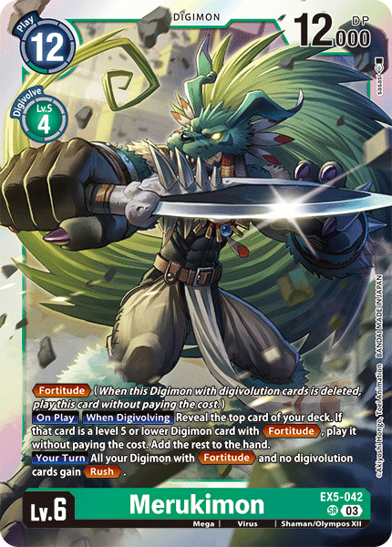 EX05-042, SR, Merukimon