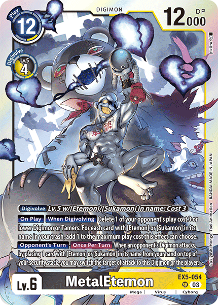 EX05-054, SR, MetalEtemon