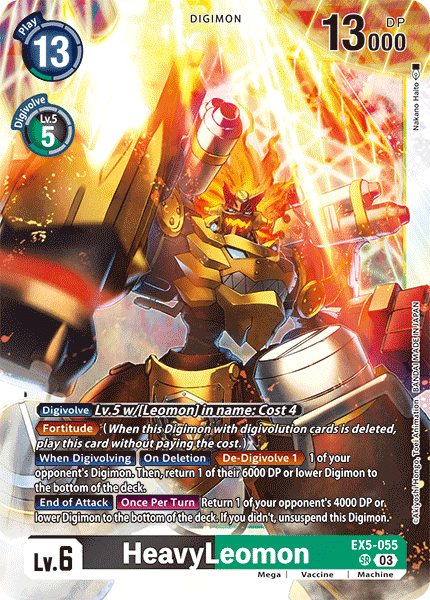 EX5-055, SR, HeavyLeomon