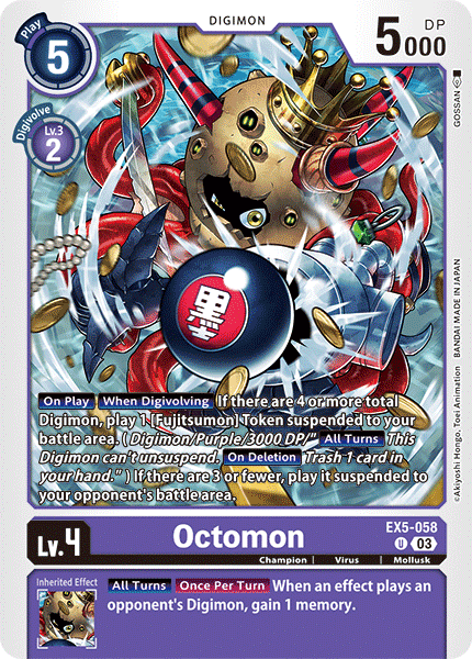 EX5-058, U, Octomon