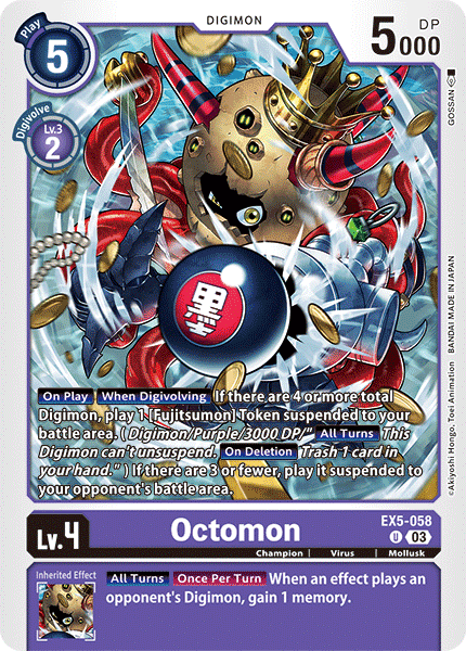 EX05-058, U, Octomon