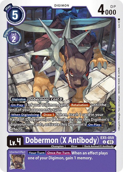 EX05-059, U, Dobermon (X Antibody)
