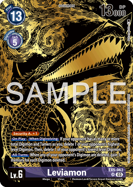 EX05-063, SR, Leviamon (PB21 Version)