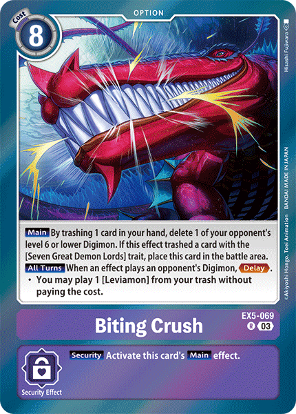 EX05-069, R, Biting Crush