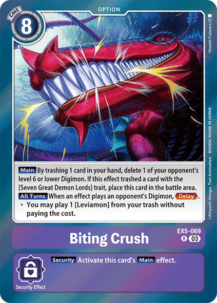 EX05-069, R, Biting Crush
