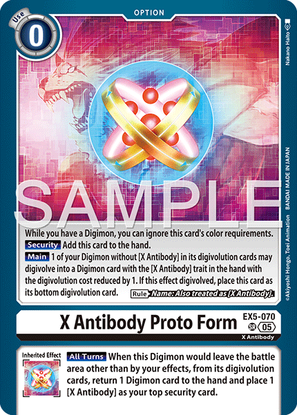 EX05-070, SR, X Antibody Proto Form (AD1 Reprint)