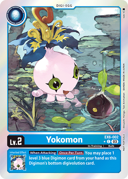 EX6-002, C, Yokomon (Box Topper)