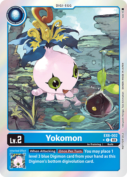 EX06-002, C, Yokomon (Box Topper)