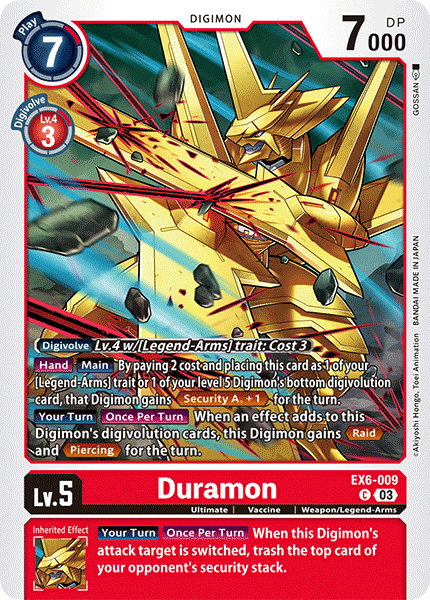 EX6-009, C, Duramon