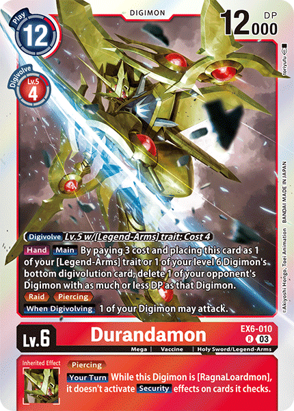 EX6-010, R, Durandamon