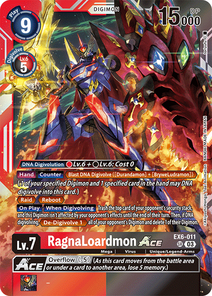 EX06-011, SR, RagnaLoardmon ACE