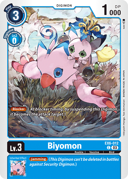 EX6-012, C, Biyomon