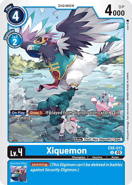 EX6-013, UC, Xiquemon