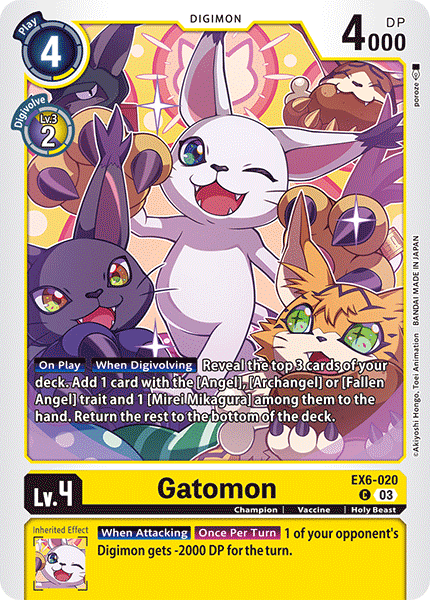 EX06-020, C, Gatomon