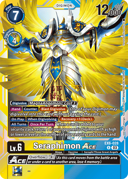 EX6-028, R, Seraphimon ACE