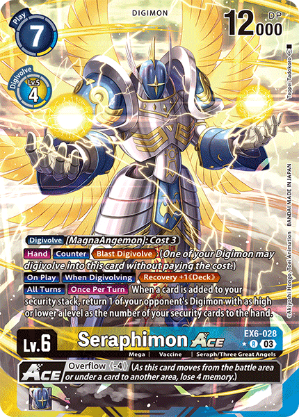 EX06-028, R, Seraphimon ACE (Alternate Art)