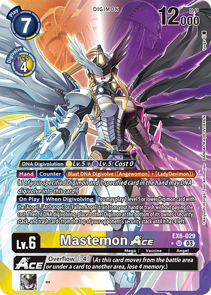 EX6-029, SR, Mastemon ACE (Alternate Art)