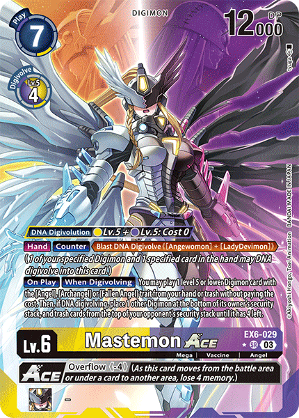 EX06-029, SR, Mastemon ACE (Alternate Art)