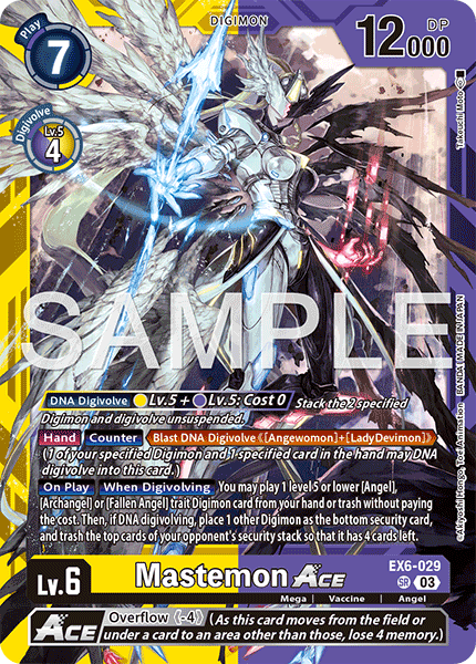 EX06-029, SR, Mastemon ACE (LM07 Reprint)