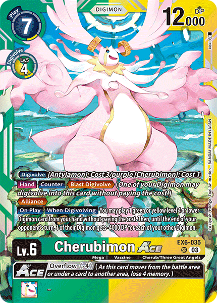 EX6-035, SR, Cherubimon ACE