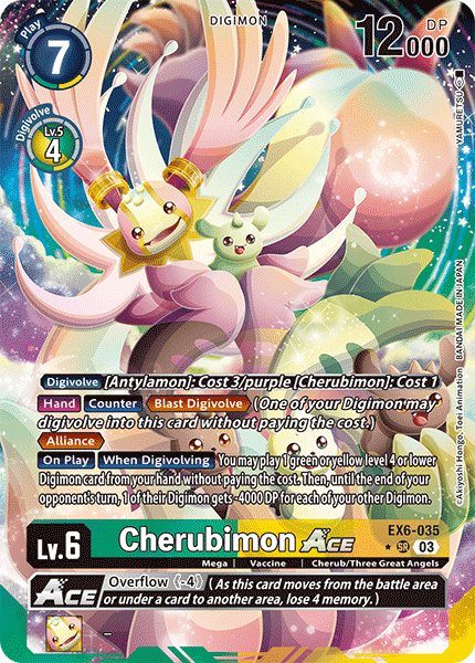 EX6-035, SR, Cherubimon ACE (Alternate Art)