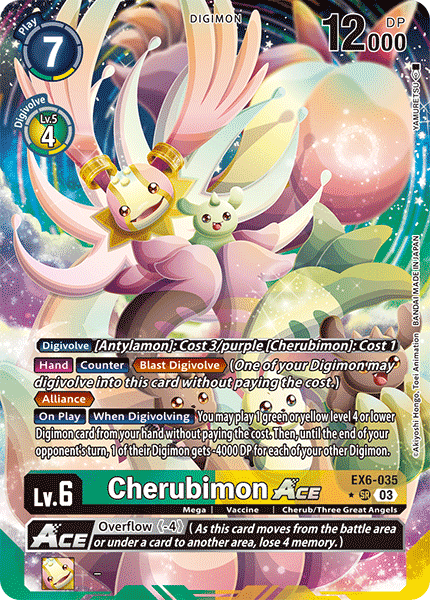 EX06-035, SR, Cherubimon ACE (Alternate Art)
