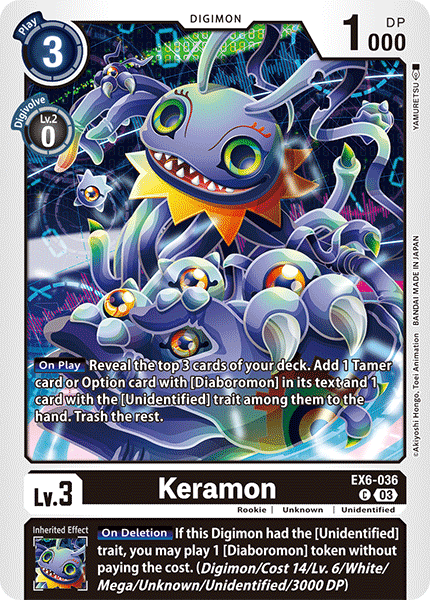 EX6-036, C, Keramon