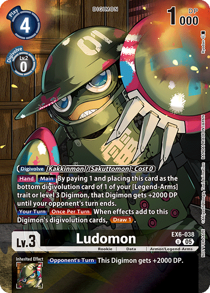 EX06-038, UC, Ludomon (EX09 Alternate)