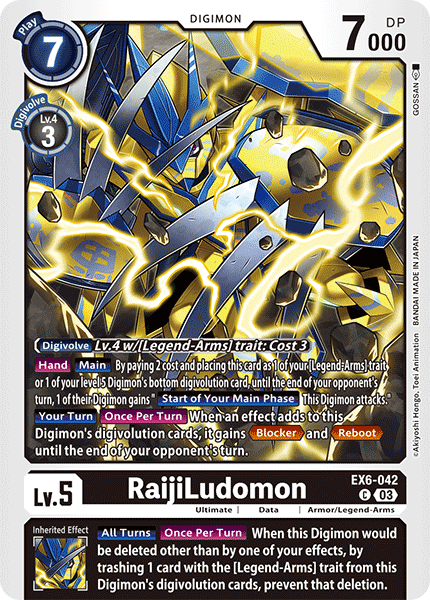 EX6-042, C, RaijiLudomon