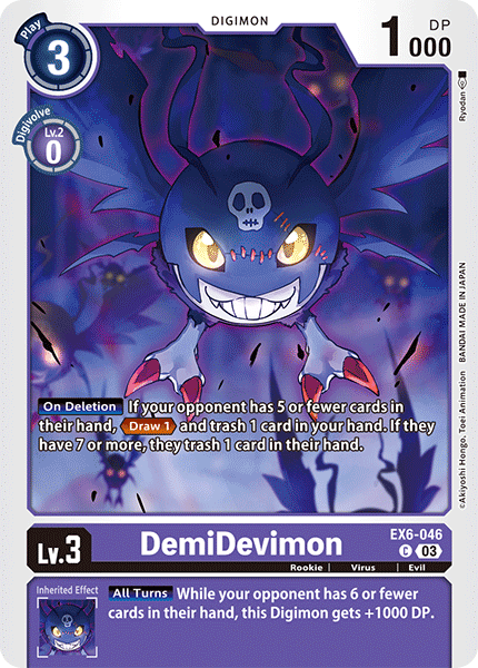 EX6-046, C, DemiDevimon