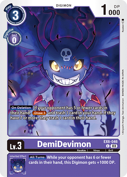 EX06-046, C, DemiDevimon