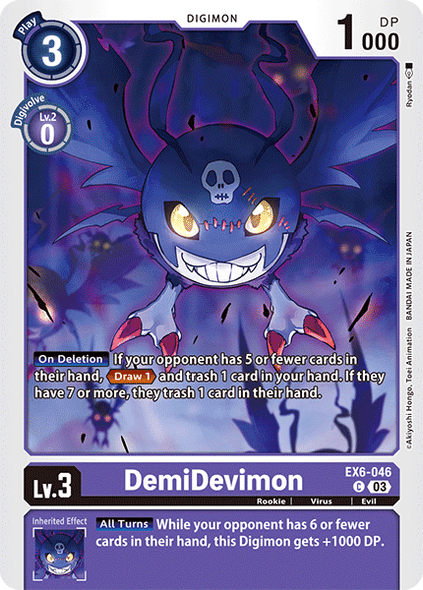 EX06-046, C, DemiDevimon