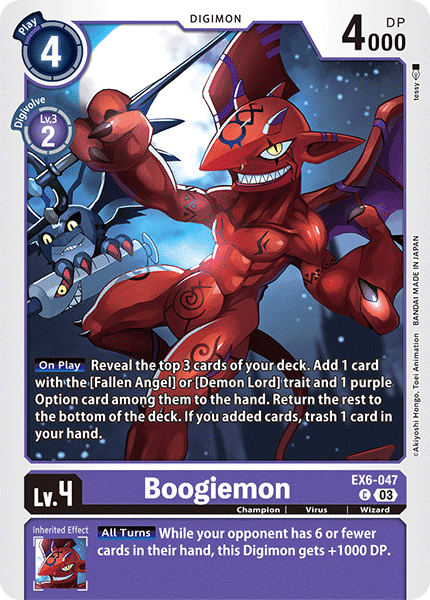 EX6-047, C, Boogiemon