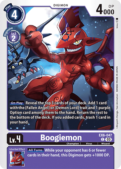 EX06-047, C, Boogiemon