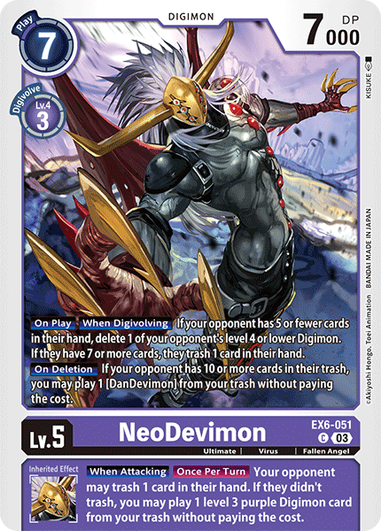 EX6-051, C, NeoDevimon