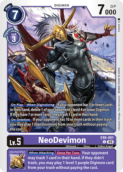 EX06-051, C, NeoDevimon