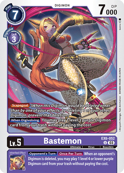 EX06-052, UC, Bastemon