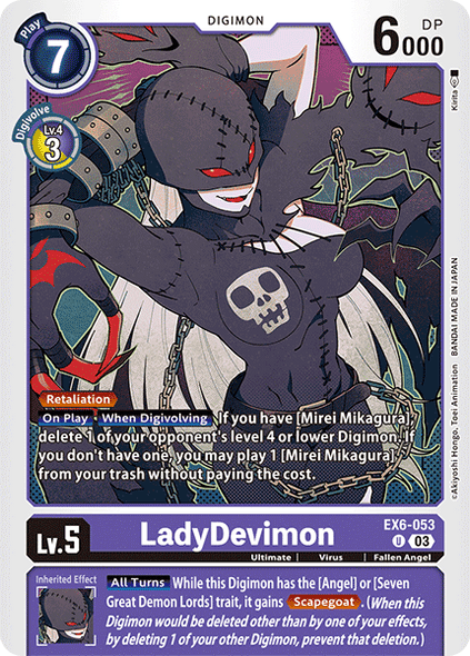 EX06-053, UC, LadyDevimon