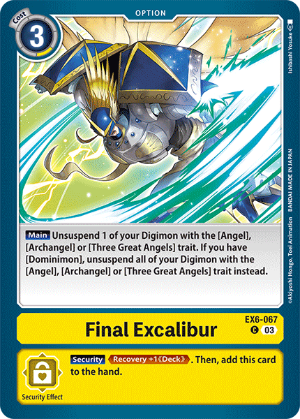 EX6-067, C, Final Excalibur