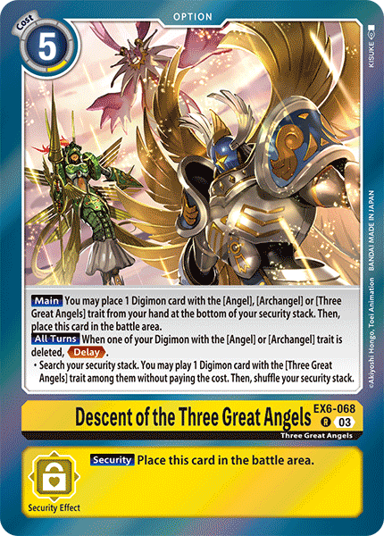 EX06-068, R, Descent of the Three Great Angels