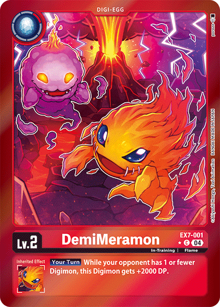 EX7-001, C, DemiMeramon (Foil)