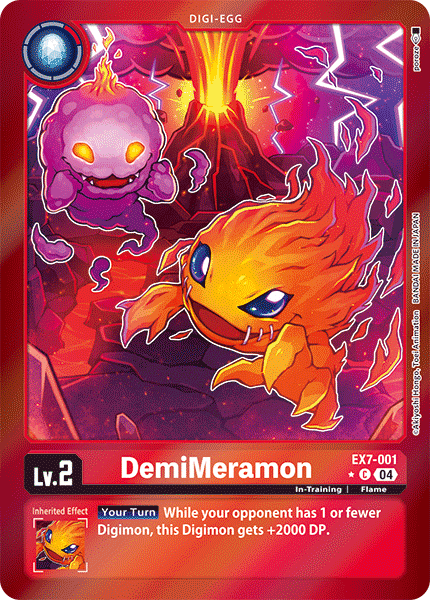 EX07-001, C, DemiMeramon (Foil)