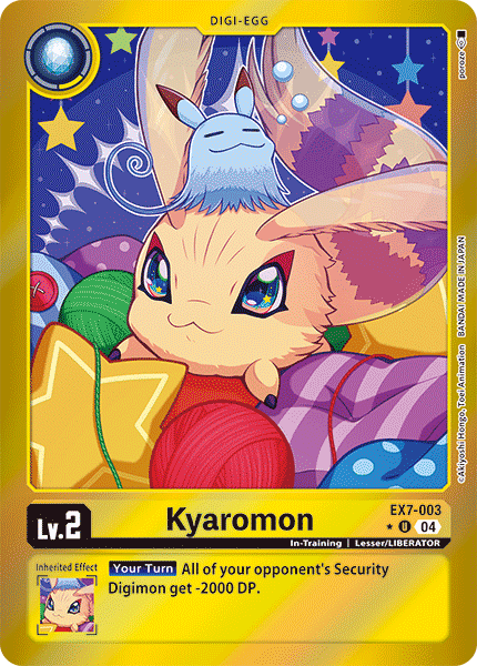 EX07-003, UC, Kyaromon (Foil)