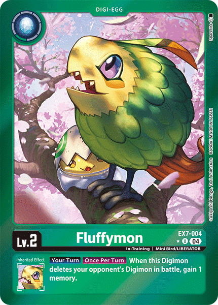 EX07-004, UC, Fluffymon (Foil)