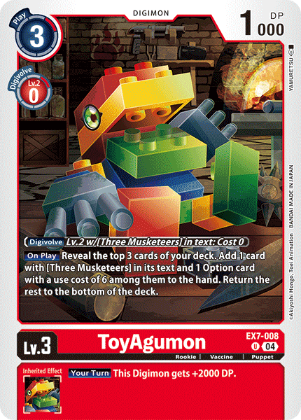 EX7-008, UC, ToyAgumon